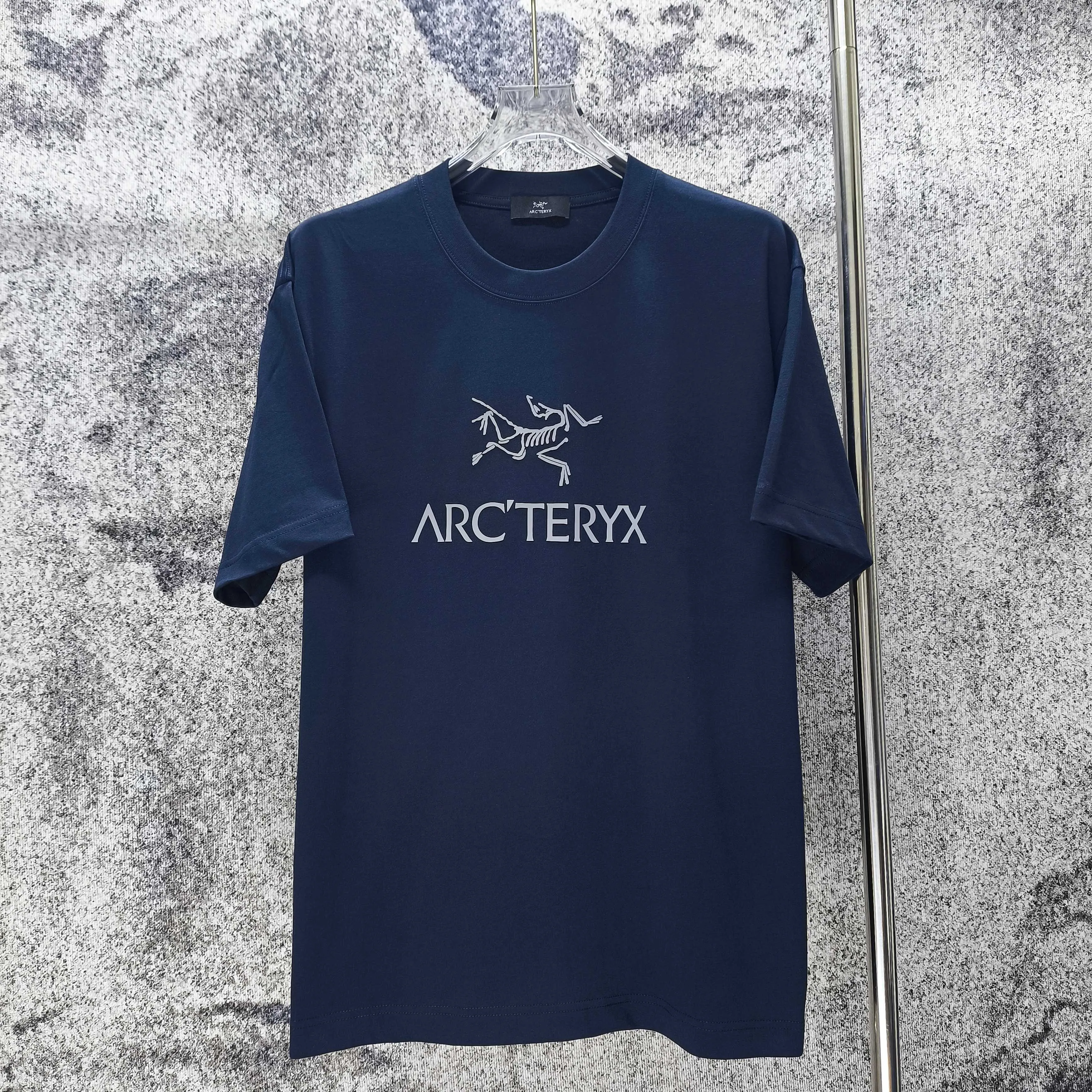 ARC 2026New Arrival logo t Same Style Size S M L XL XXL Black White Navy Blue